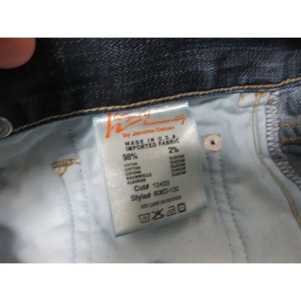 Mens Citizen‎ Of Humanity Blue Jeans Evans Size 33 Made In USA Y2K Straight VTG